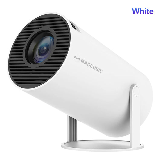 HY300 Pro Projector 200ANSI Native 720P Wireless Screen Mirroring System Dual Band Wifi Hi-Chip A3100 for Home Theater