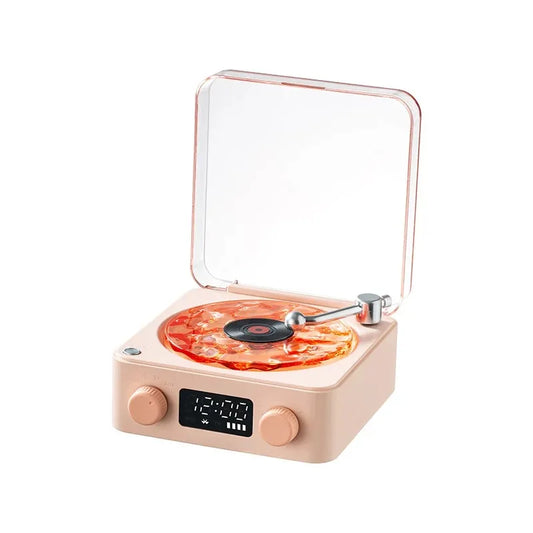 New Mini Retro Bluetooth Speaker Portable Sleep Aid Bluetooth Speaker with RGB Lights Supporting TF Card Subwoofer，Gift